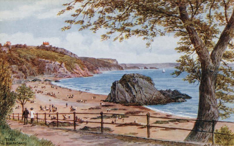 Tenby, The North Sands af Alfred Robert Quinton