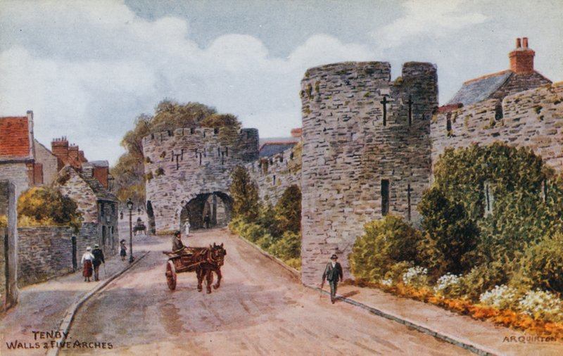 Tenby, Mure og Fem Buer af Alfred Robert Quinton