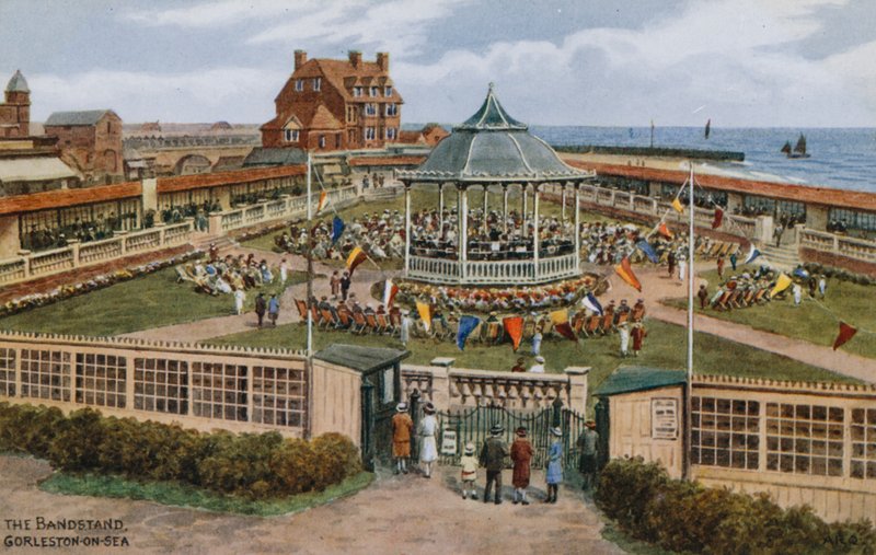Bandstanden, Gorleston-on-Sea af Alfred Robert Quinton