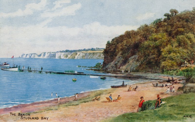 Stranden, Studland Bay af Alfred Robert Quinton