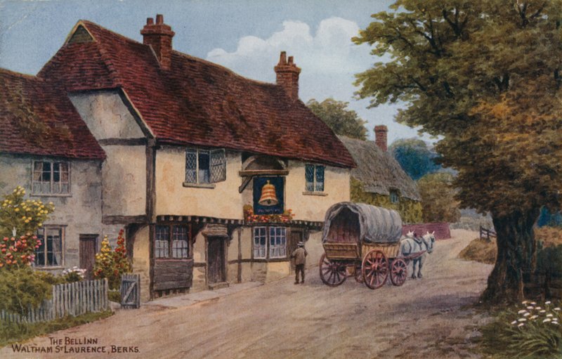 The Bell Inn Waltham St. Lawrence, Berks af Alfred Robert Quinton