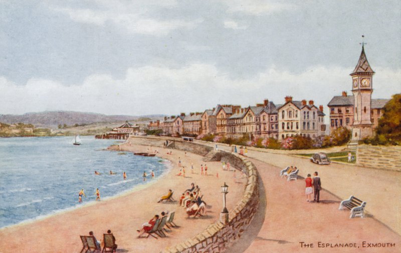 The Esplanade, Exmouth af Alfred Robert Quinton