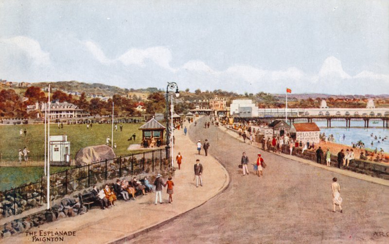 The Esplanade, Paignton af Alfred Robert Quinton