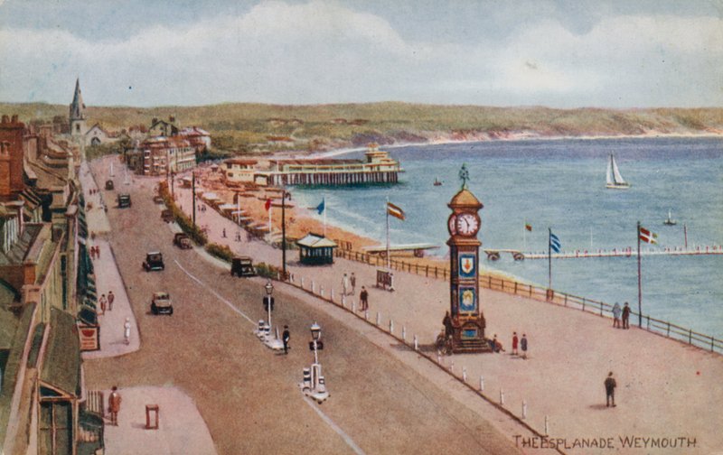 The Esplanade, Weymouth af Alfred Robert Quinton