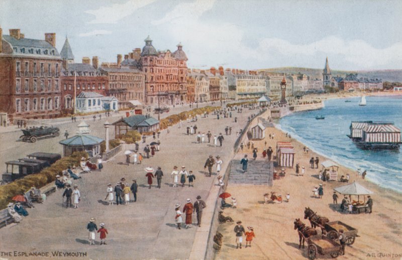 The Esplanade, Weymouth af Alfred Robert Quinton