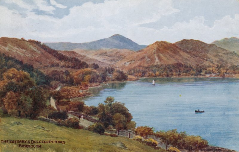 The Estuary and Dolgelley Road, Barmouth af Alfred Robert Quinton