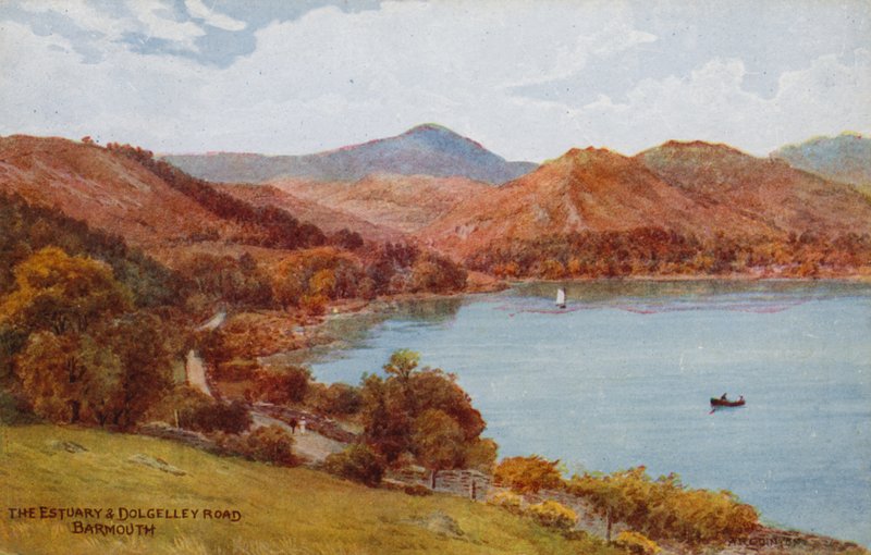 The Estuary and Dolgelley Road, Barmouth af Alfred Robert Quinton