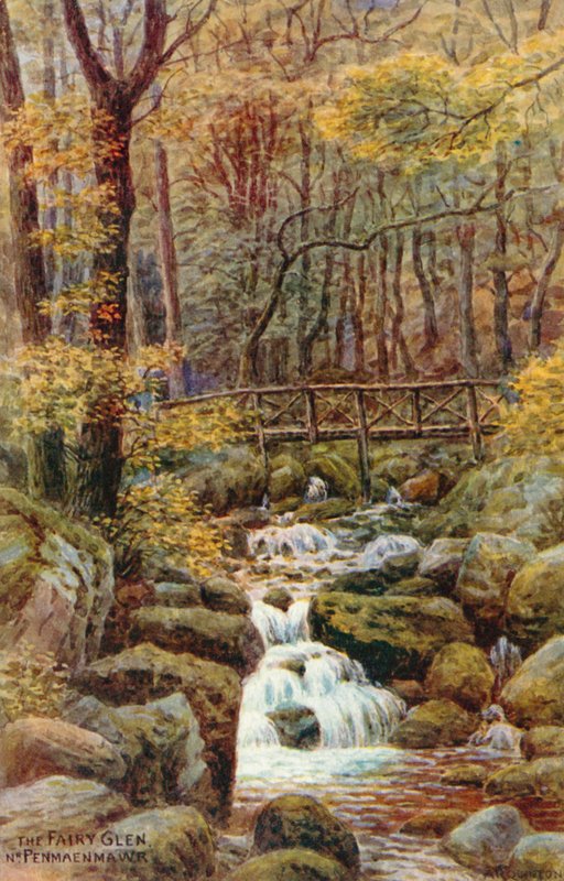 The Fairy Glen, Nr Penmaenmawr af Alfred Robert Quinton