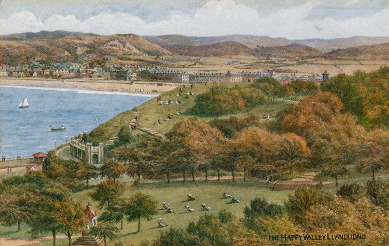 The Happy Valley, Llandudno af Alfred Robert Quinton