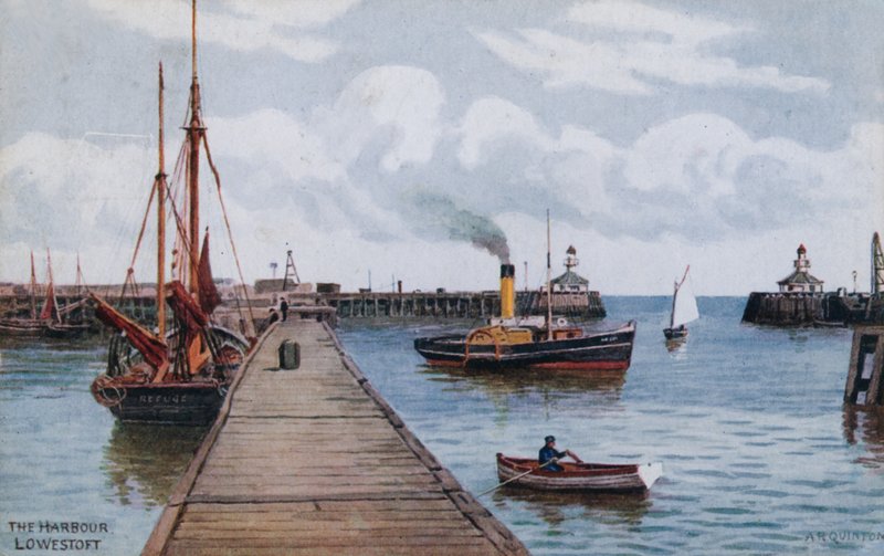 Havnen, Lowestoft af Alfred Robert Quinton