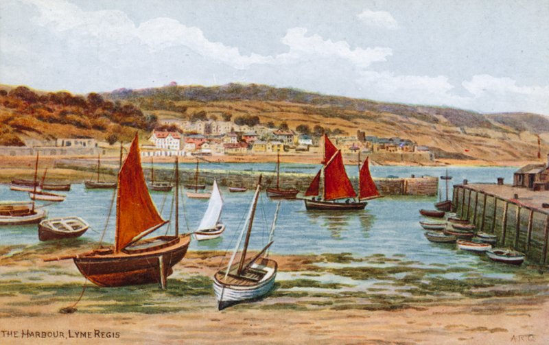 Havnen, Lyme Regis af Alfred Robert Quinton