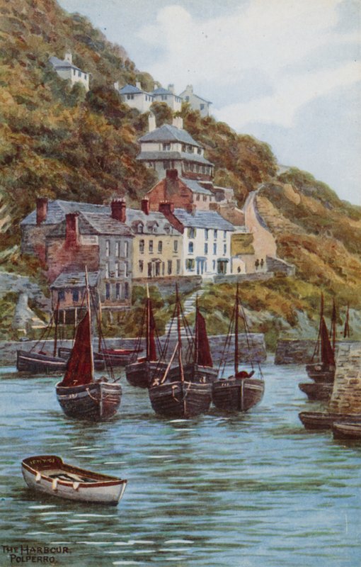 Havnen, Polperro af Alfred Robert Quinton