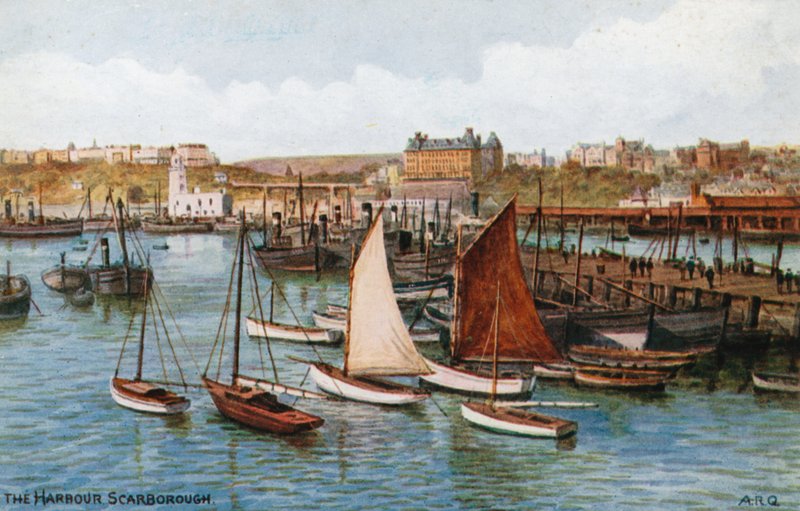 Havnen, Scarborough af Alfred Robert Quinton