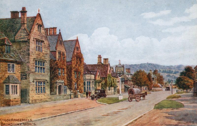 The Lygon Arms, Broadway, Worcestershire af Alfred Robert Quinton