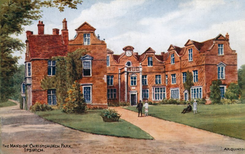 The Mansion, Christchurch Park, Ipswich af Alfred Robert Quinton