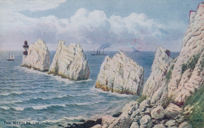 The Needles, Isle of Wight af Alfred Robert Quinton