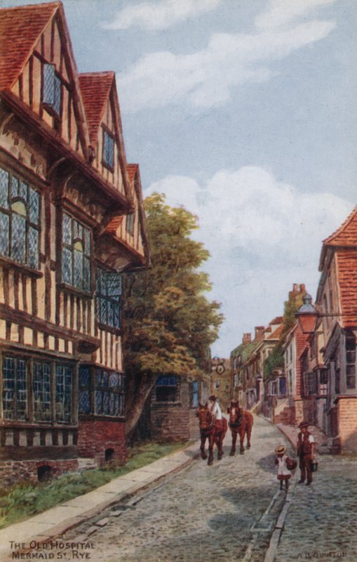 The Old Hospital, Mermaid St, Rye af Alfred Robert Quinton