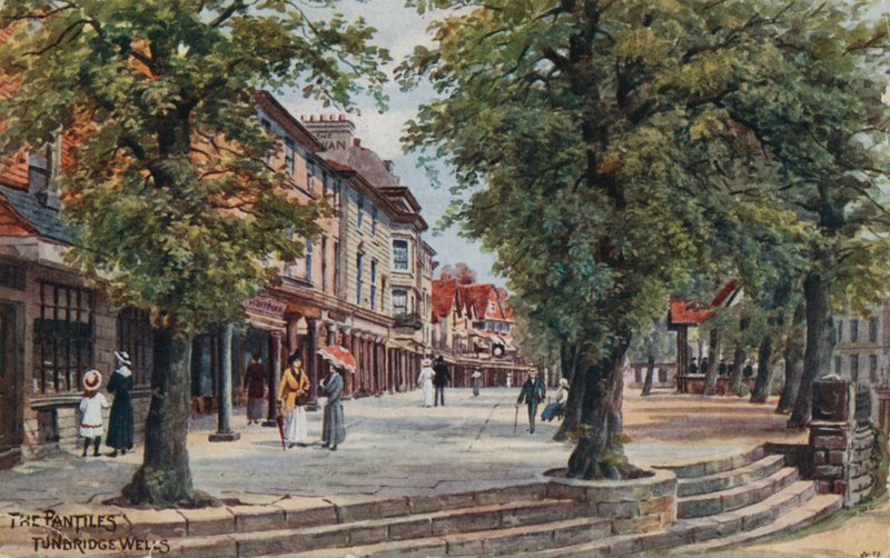 Pantiles, Tunbridge Wells af Alfred Robert Quinton