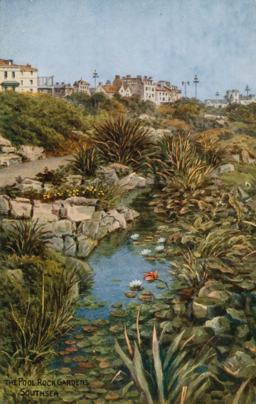 Poolen, Rock Gardens, Southsea af Alfred Robert Quinton