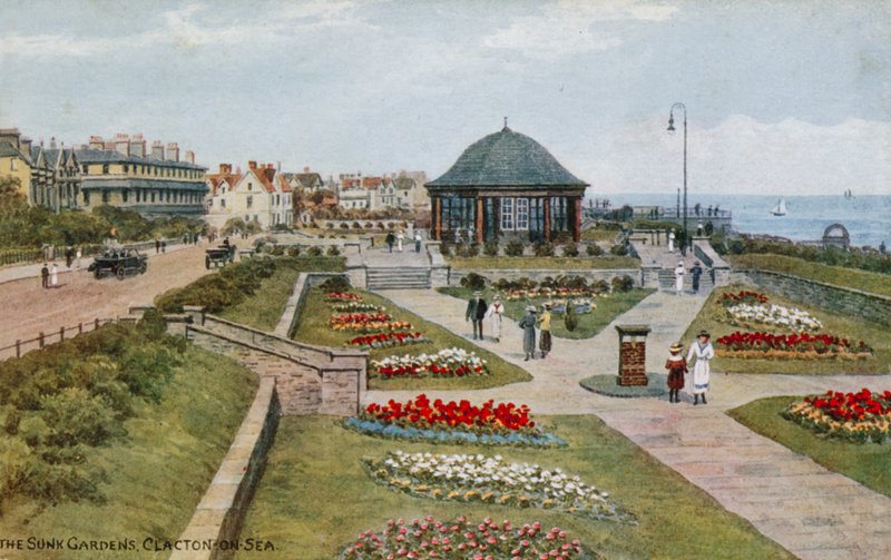 The Sunk Gardens, Clacton-on-Sea af Alfred Robert Quinton