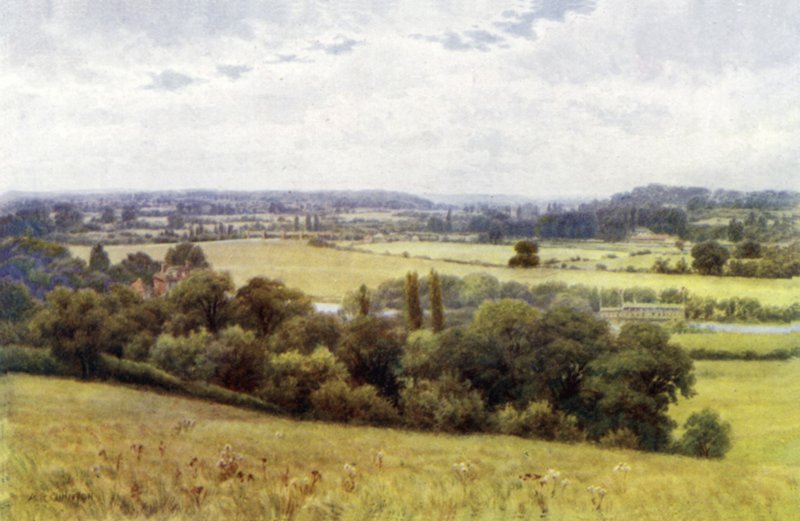 The Vale of Shiplake, fra Hennerton af Alfred Robert Quinton
