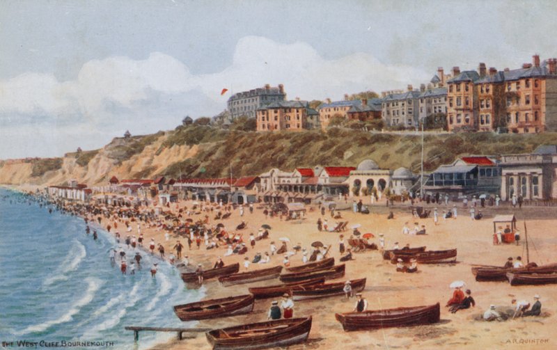 The West Cliff, Bournemouth af Alfred Robert Quinton