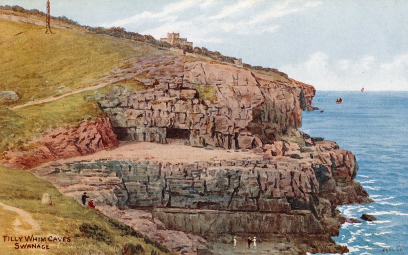 Tilly Whim Caves, Swanage af Alfred Robert Quinton