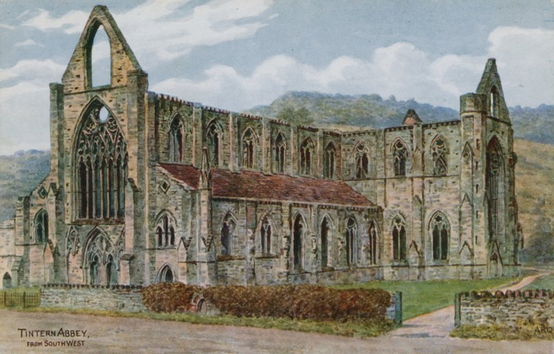 Tintern Abbey, fra sydvest af Alfred Robert Quinton