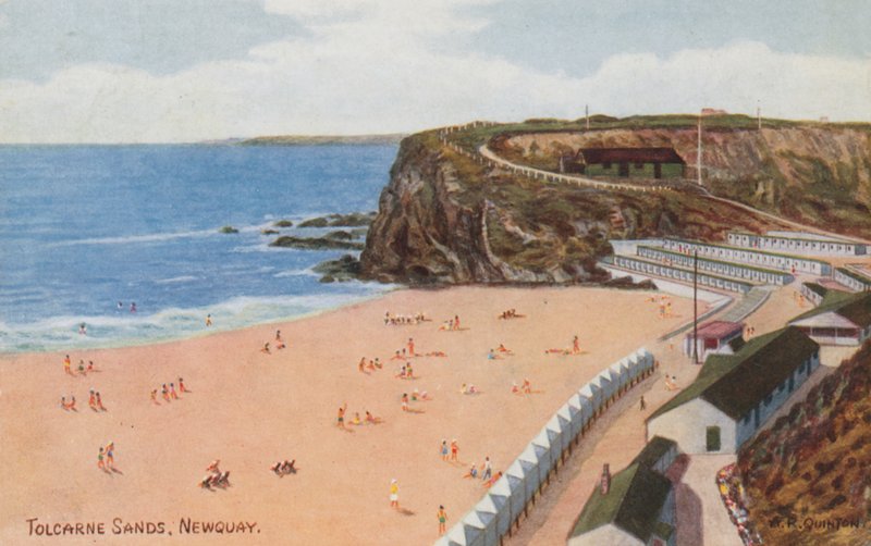 Tolcarne Sands, Newquay af Alfred Robert Quinton