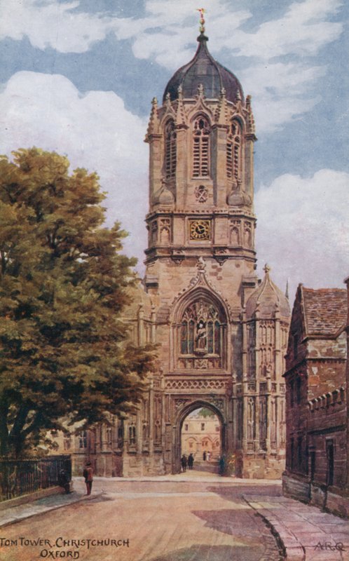 Tom Tower, Christ Church, Oxford af Alfred Robert Quinton