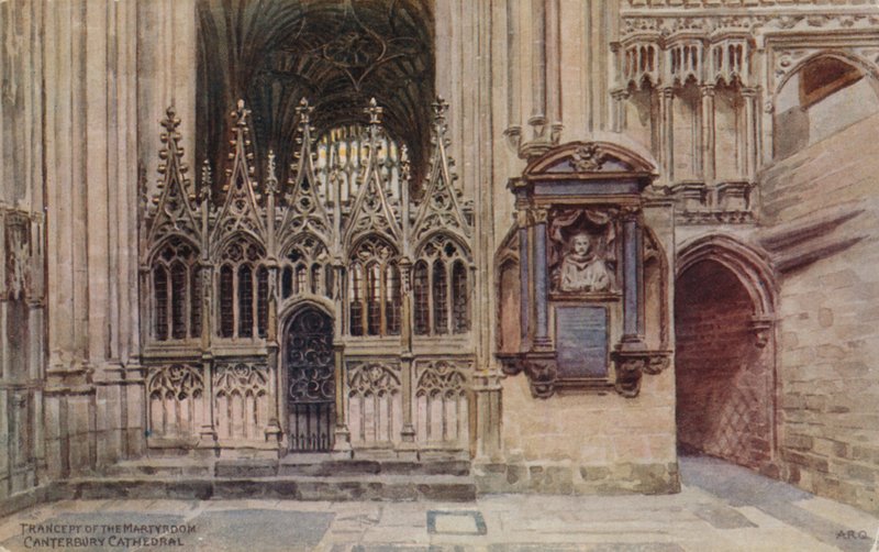 Trancept of the Martyrium, Canterbury Cathedral af Alfred Robert Quinton