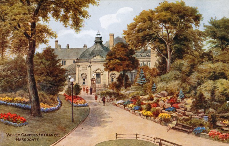 Valley Gardens Indgang, Harrogate af Alfred Robert Quinton