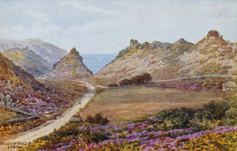 Valley of Rocks, Lynton af Alfred Robert Quinton