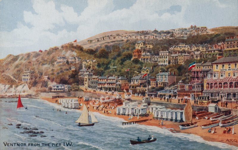Ventnor fra Pier, Isle of Wight af Alfred Robert Quinton