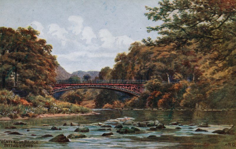 Waterloo Bridge, Bettws-y-Coed af Alfred Robert Quinton