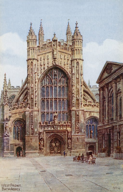 Vestfronten, Bath Abbey af Alfred Robert Quinton