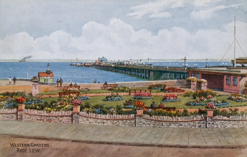 Western Gardens, Ryde IOW af Alfred Robert Quinton