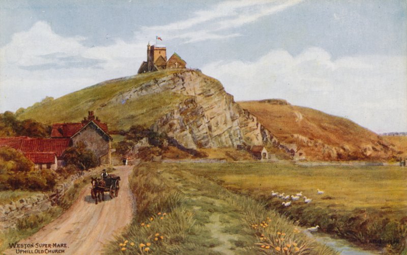 Weston-Super-Mare, Uphill Old Church af Alfred Robert Quinton