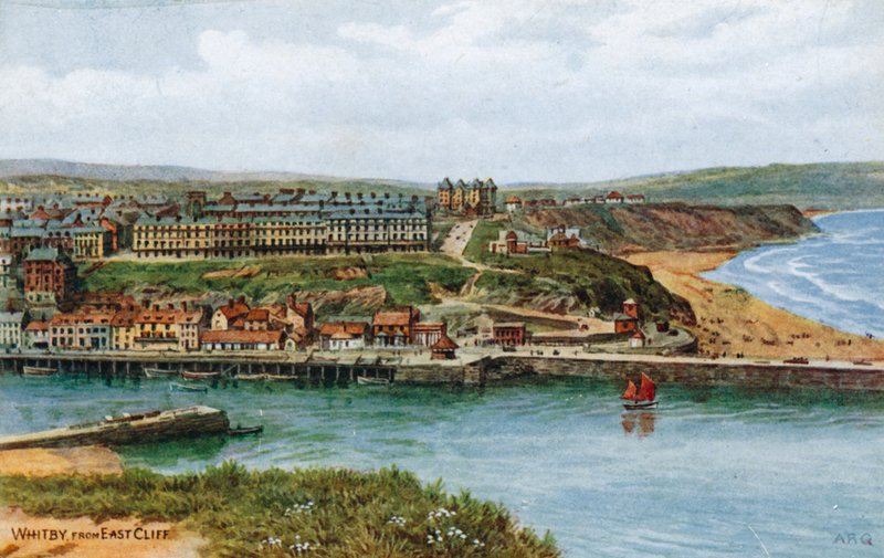 Whitby, fra East Cliff af Alfred Robert Quinton