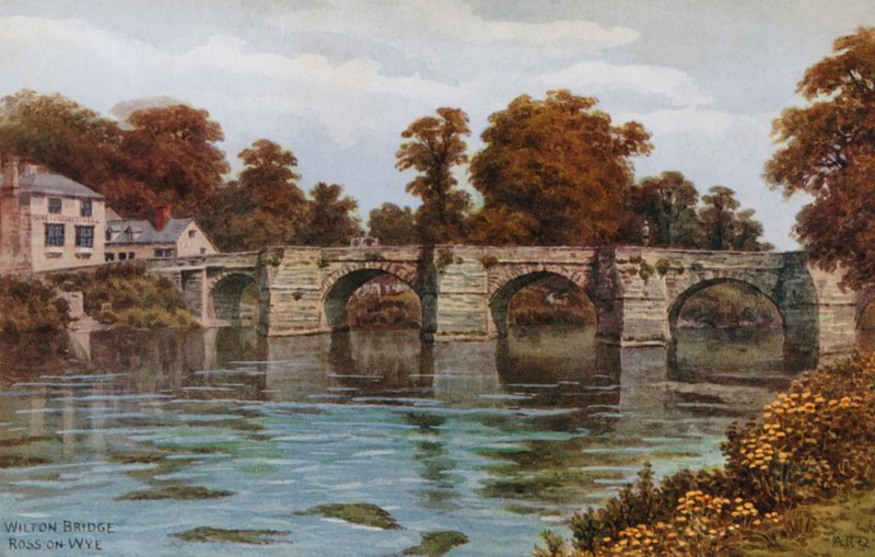 Wilton Bridge, Ross-on-Wye af Alfred Robert Quinton