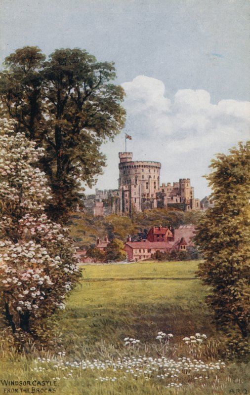 Windsor Castle, fra Brocas af Alfred Robert Quinton