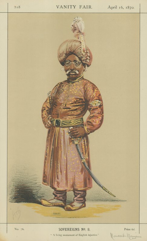 Nawab Nazim fra Bengalen, Behar og Orissa af Alfred Thompson