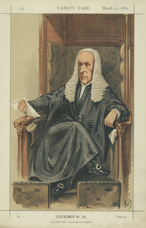 Speakeren (Hr. Speaker Denison) af Alfred Thompson