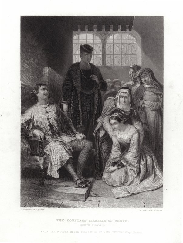 Grevinde Isabelle af Croye af Alfred W. Elmore