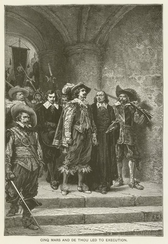 Cinq Mars og De Thou førte til henrettelse af Alfred de Vigny