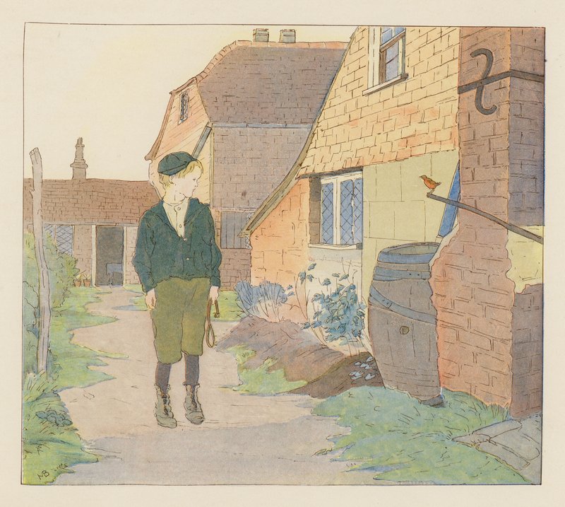 Spørgsmål (farvelitografi) af Alice Maud Beddington