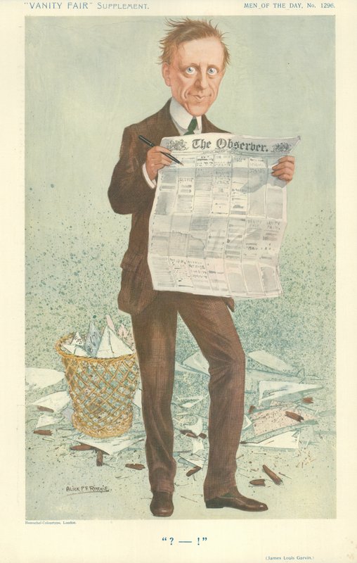 James Louis Garvin af Alick P. F. Ritchie