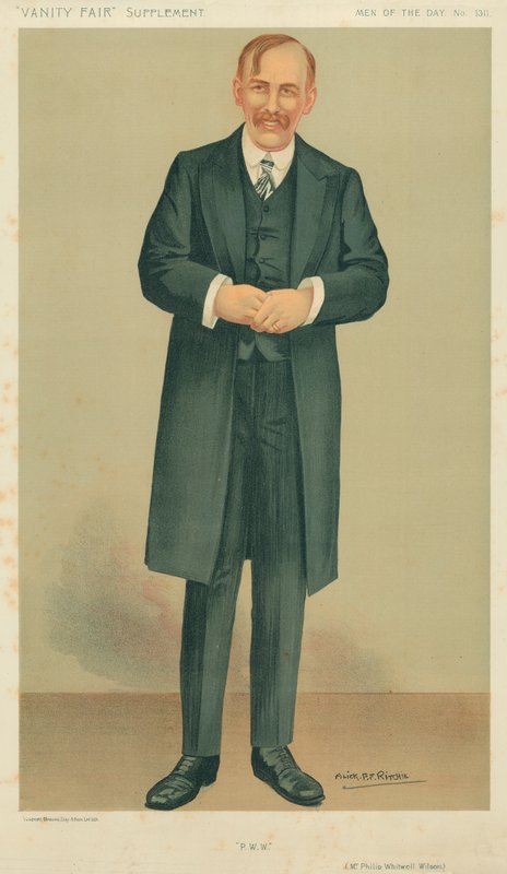 Philip Whitwell-Wilson, PWW, 27. december 1911, Vanity Fair-tegneserie af Alick P. F. Ritchie