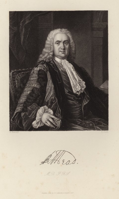 Richard Mead, 1847 af Allan Ramsay