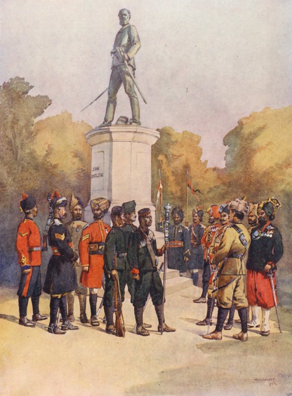 Korps til stede ved belejringen og angrebet på Delhi af Allan Stewart